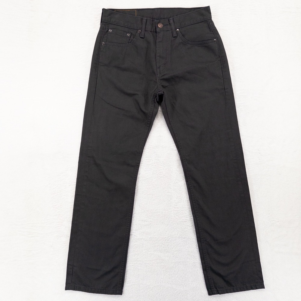 Levi's Mens 505 Regular Fit Jeans 29x30 Charcoal Gray Straight Leg Cotton Denim
